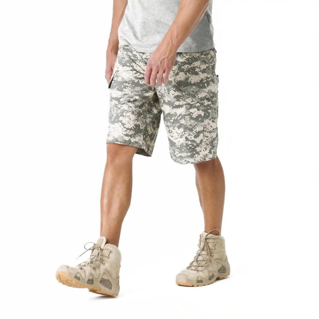 Men's Patterned Pants with Camouflage PrintsHelikon-Tex Polycotton Ripstop CPU Shorts
