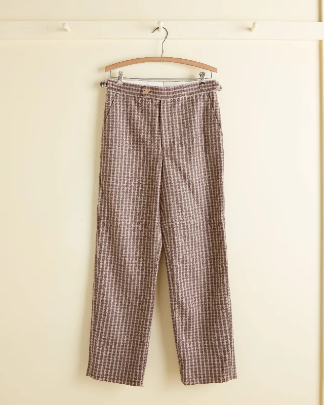 Men's Pants with Stain-Resistant TreatmentAcorn Check Trousers - 28