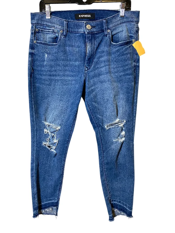 Affordable Baseball HatsJeans Boyfriend By Express In Blue Denim, Size: 10
