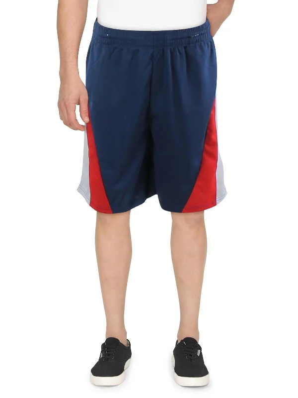 Men's Velcro-Closure Pants for ConvenienceMens Stretch Elastic Casual Shorts