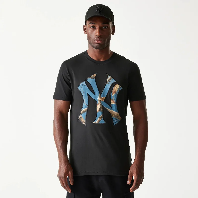 Men's Shirts with Bow TiesNew York Yankees Realtree Edge Slate Black T-Shirt