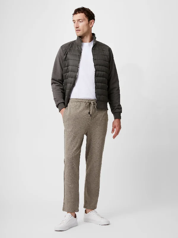 Men's Chino Shorts for Warm WeatherTwill Tie Waistband Joggers