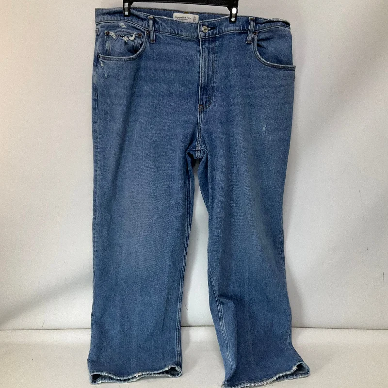 Unique Baseball CapsJeans Boyfriend By Abercrombie And Fitch In Blue Denim, Size: 16