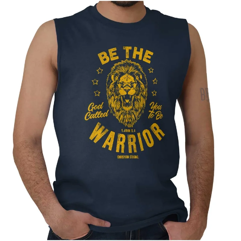 Men's Thermal Shirts for Winter WarmthBe the Warrior Lion Sleeveless T Shirt