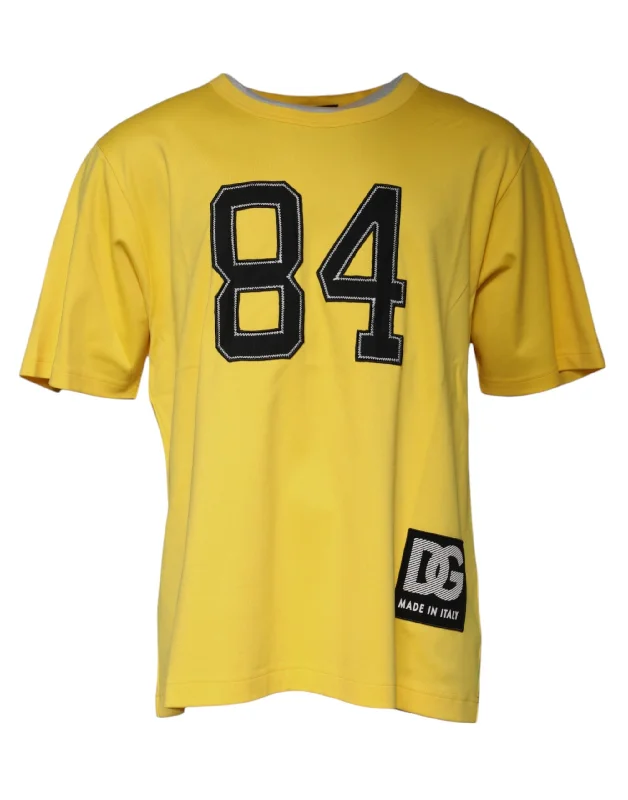 Men's Shirts with Belt AttachmentsDolce & Gabbana  Crew Neck Short Sleeves Men's T-shirt