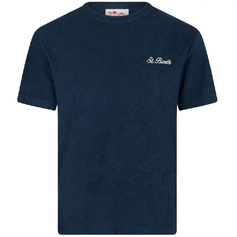 Men's Shirts with Lace-Up HemlinesMC2 Saint Barth  Cotton Men's T-Shirt