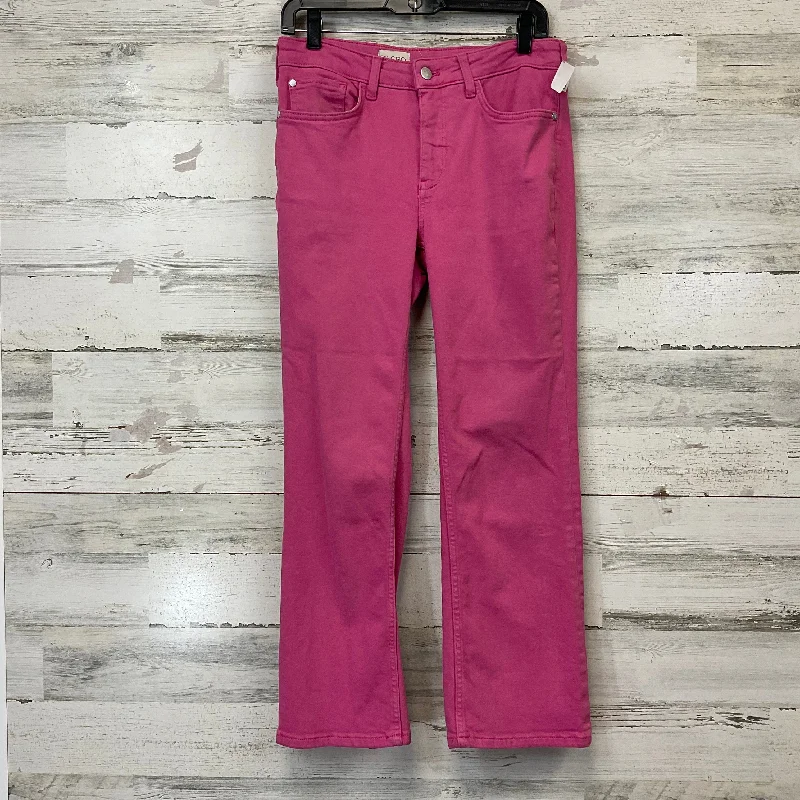 Elegant Derby CapsJeans Straight By Pilcro In Pink, Size: 4