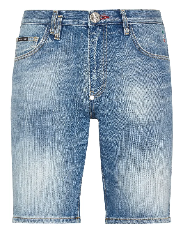Men's Patterned Pants with PlaidsDenim Shorts Mikonos fit