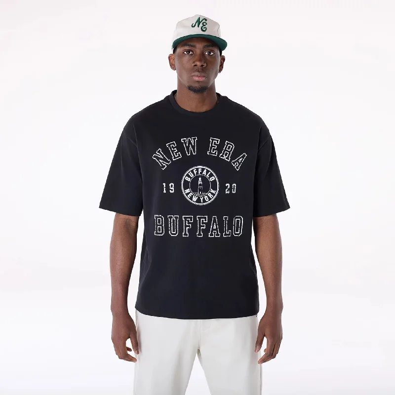 Durable Men's Work ShirtsNew Era Graphic Black Oversized T-Shirt