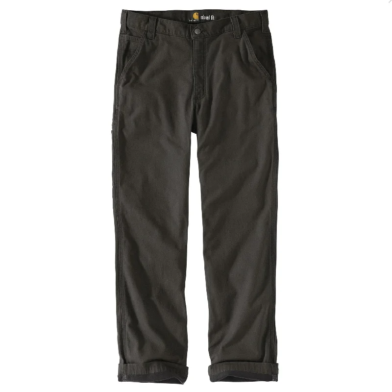 Versatile Men's ShortsCarhartt Men's Rigby Flannel-Lined Dungaree_Peat