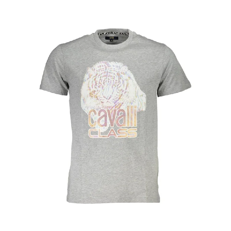 Men's Shirts with Tab CollarsCavalli Class  Cotton Men's T-Shirt