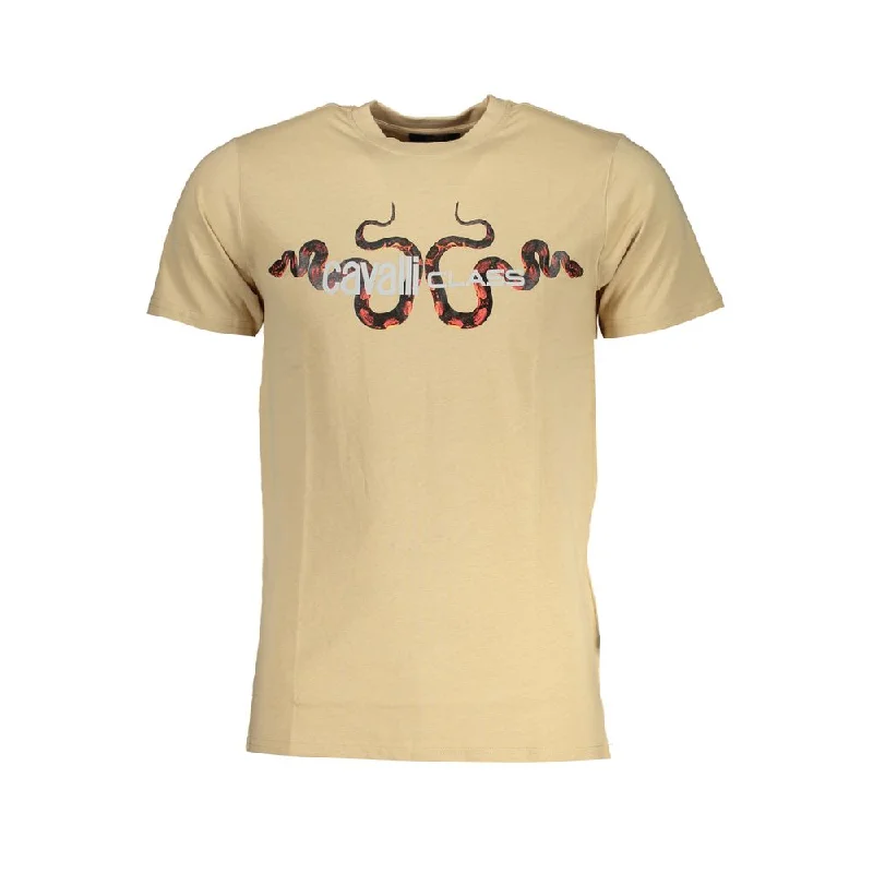 Layered Men's VestsCavalli Class  Cotton Men's T-Shirt
