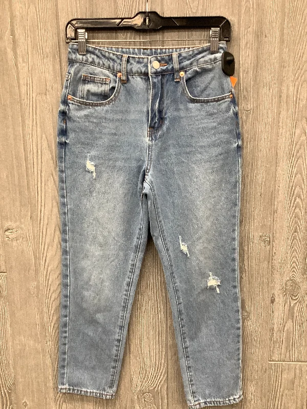 Artistic Derby HatsJeans Straight By Shein In Blue Denim, Size: 0p