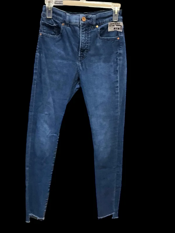 Designer Trucker HatsJeans Skinny By Express In Blue Denim, Size: 2