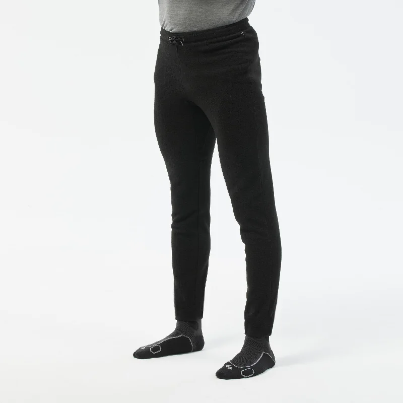 Men's Patterned Pants with StripesQuechua Men's MH100 Fleece Hiking Tights