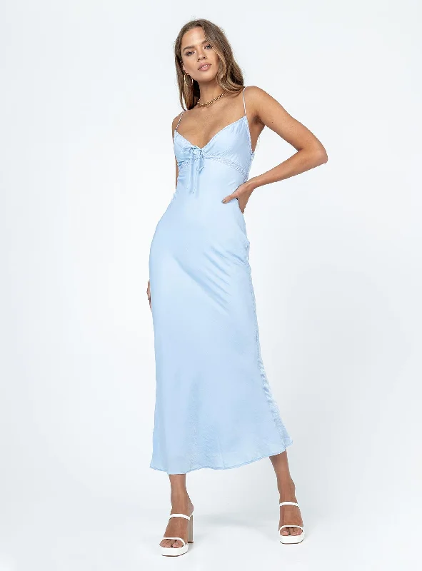 Emily Maxi Dress Blue