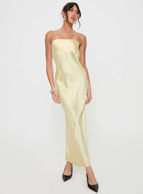 Haley Maxi Dress Yellow