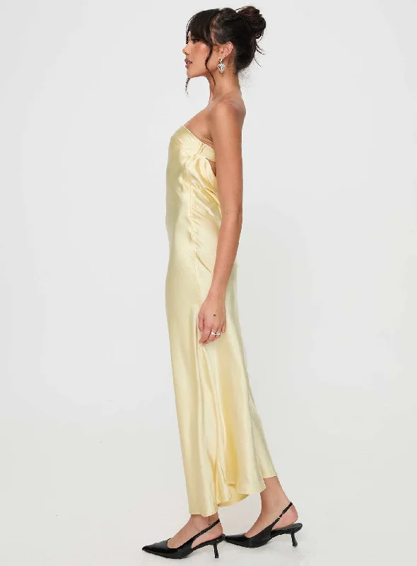 Haley Maxi Dress Yellow