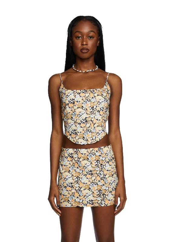 Among Wildflowers Corset Top