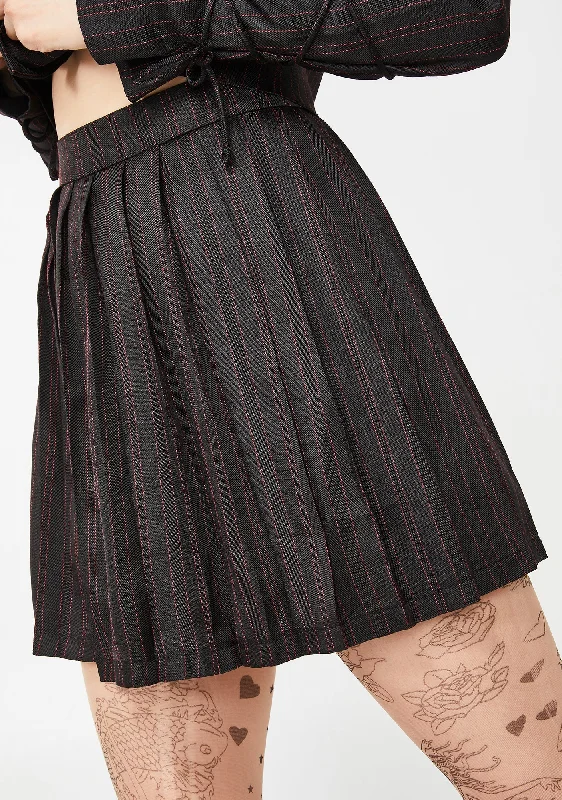 Head Mistress Pleated Skirt