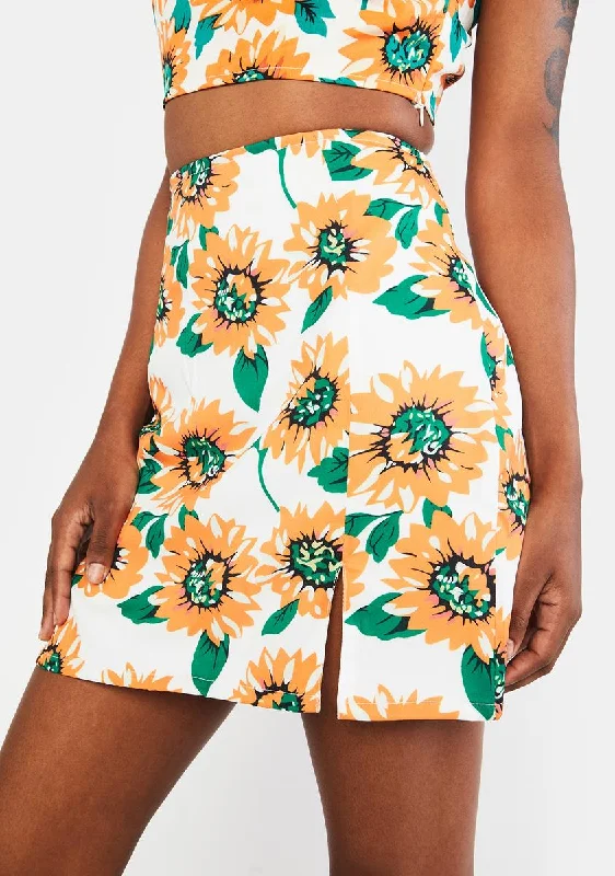 Kaya Sunflower Skirt