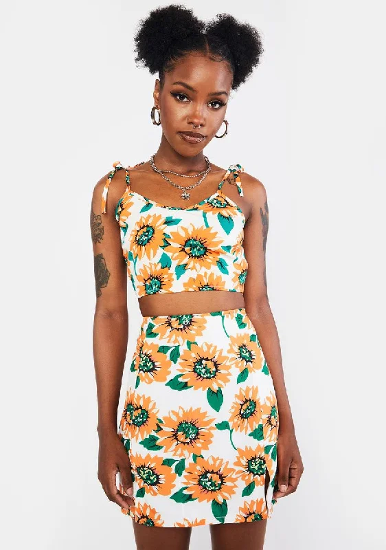 Kaya Sunflower Skirt