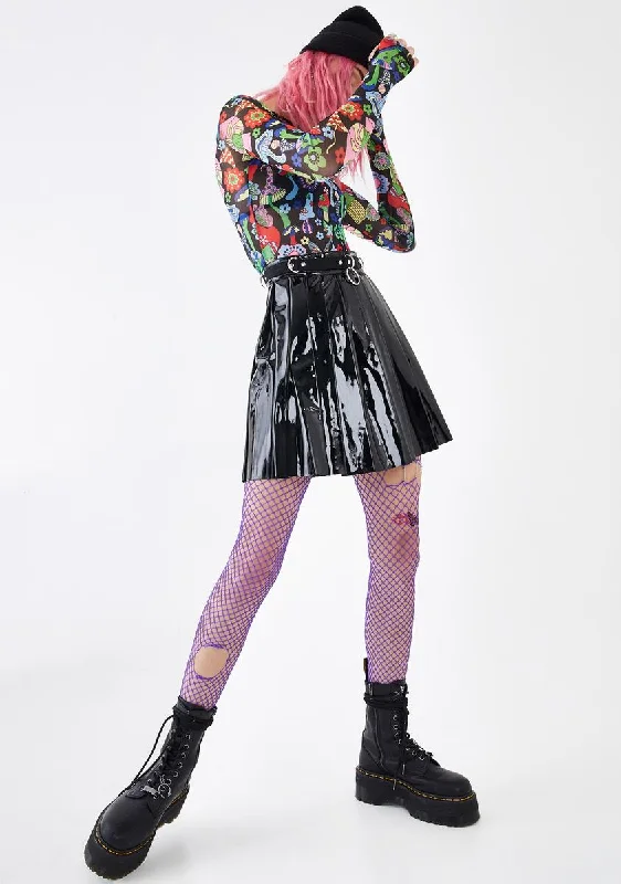 Killer Dress Code PVC Skirt