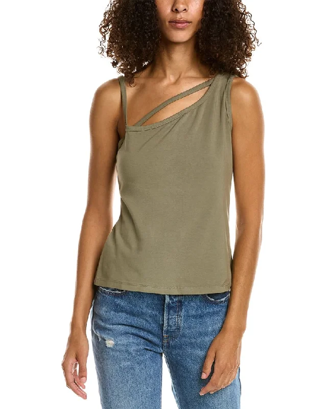 Monrow Asymmetric Strappy Tank