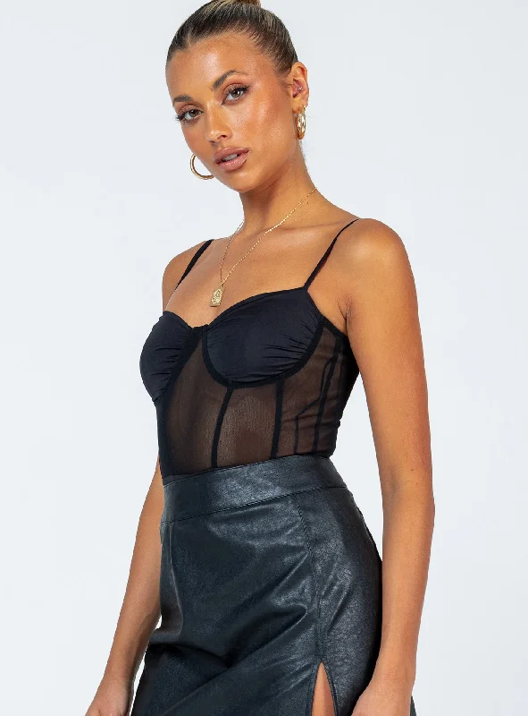 Triston Bodysuit Black