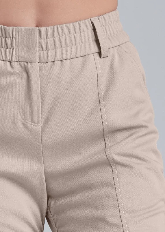 Rouched Cargo Pant - Taupe