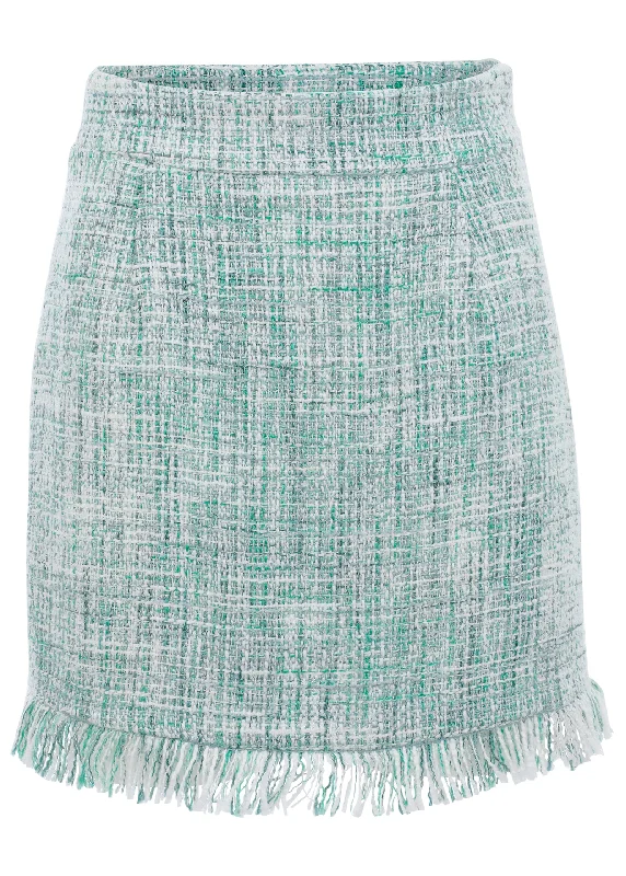 Terrace tweed mini skirt - Blue Multi