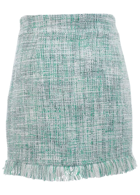 Terrace tweed mini skirt - Blue Multi