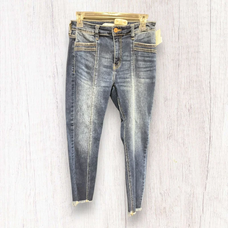 Blue Denim Jeans Skinny Kancan, Size 6