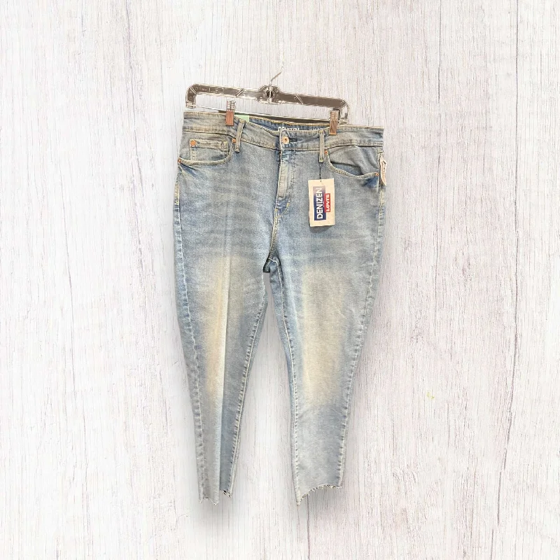 Blue Denim Jeans Skinny Levis, Size 16