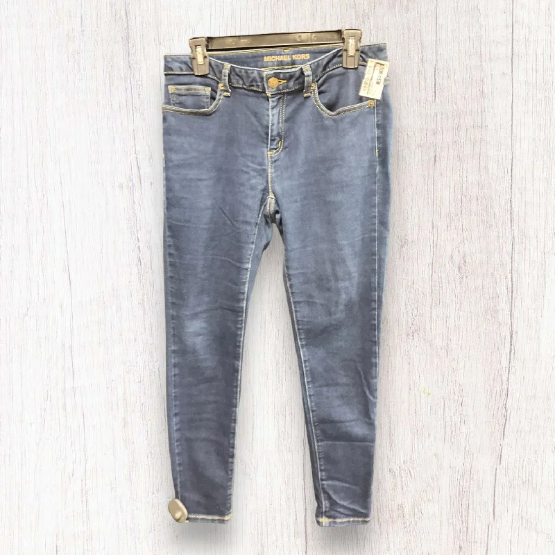 Blue Denim Jeans Skinny Michael Kors, Size 6