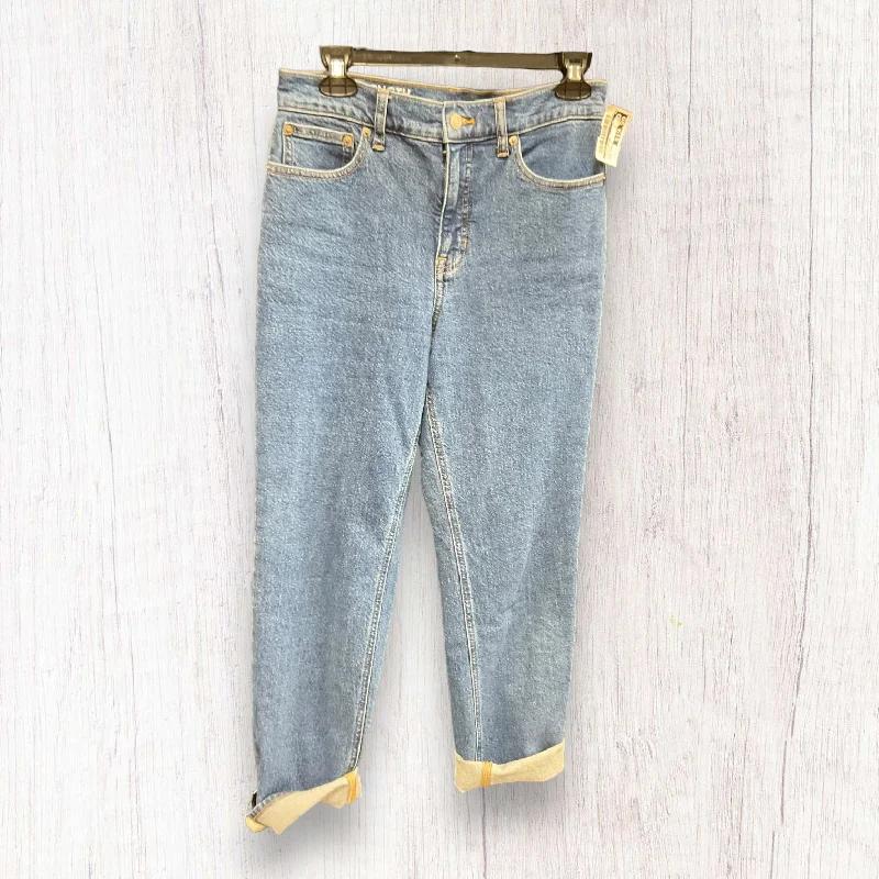 Blue Denim Jeans Straight J. Crew, Size 4