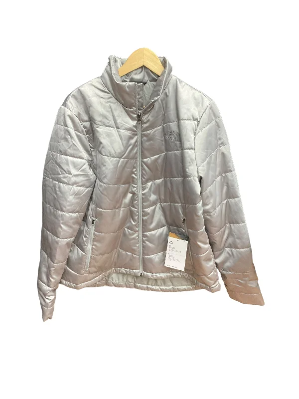 Coat Parka By The North Face In Silver, Size: Xl