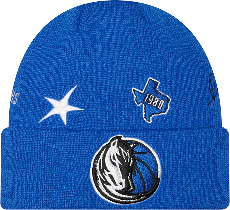 DALLAS MAVERICKS NEW ERA 2022 YOUTH HORSEHEAD IDENTITY CUFF KNIT