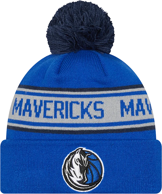 DALLAS MAVERICKS NEW ERA 2022 YOUTH REPEAT POM KNIT