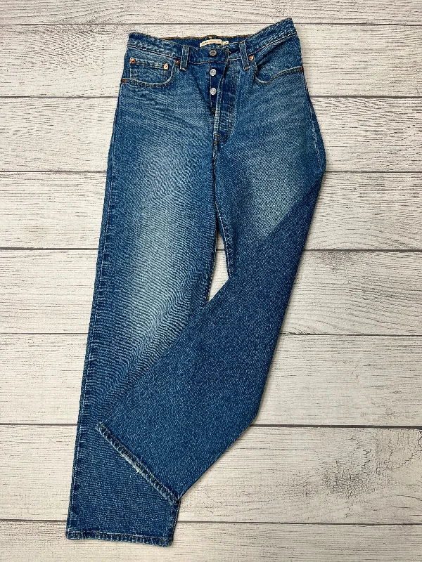 Denim Jeans Straight Levis, Size 4