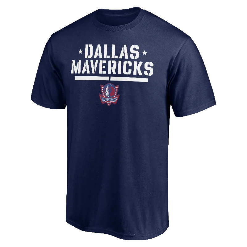 DALLAS MAVERICKS FANATICS HOOPS FOR TROOPS TEE