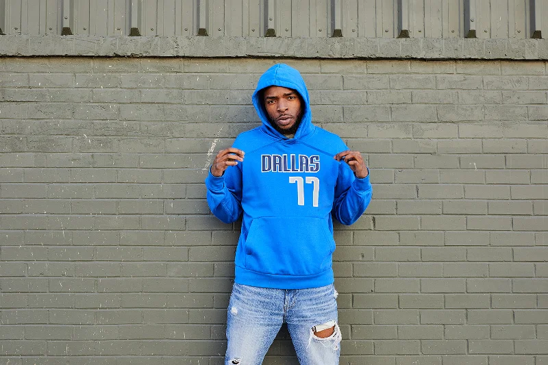 DALLAS MAVERICKS LUKA DONČIĆ NIKE ICON NAME & NUMBER HOODIE