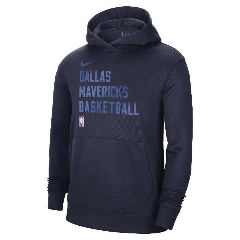 DALLAS MAVERICKS NIKE NAVY PRACTICE HOODIE