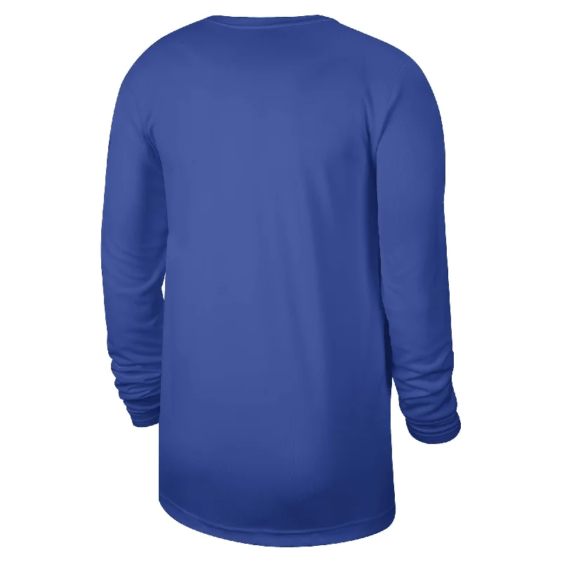 DALLAS MAVERICKS NIKE ROYAL BLUE LONG-SLEEVE TEE