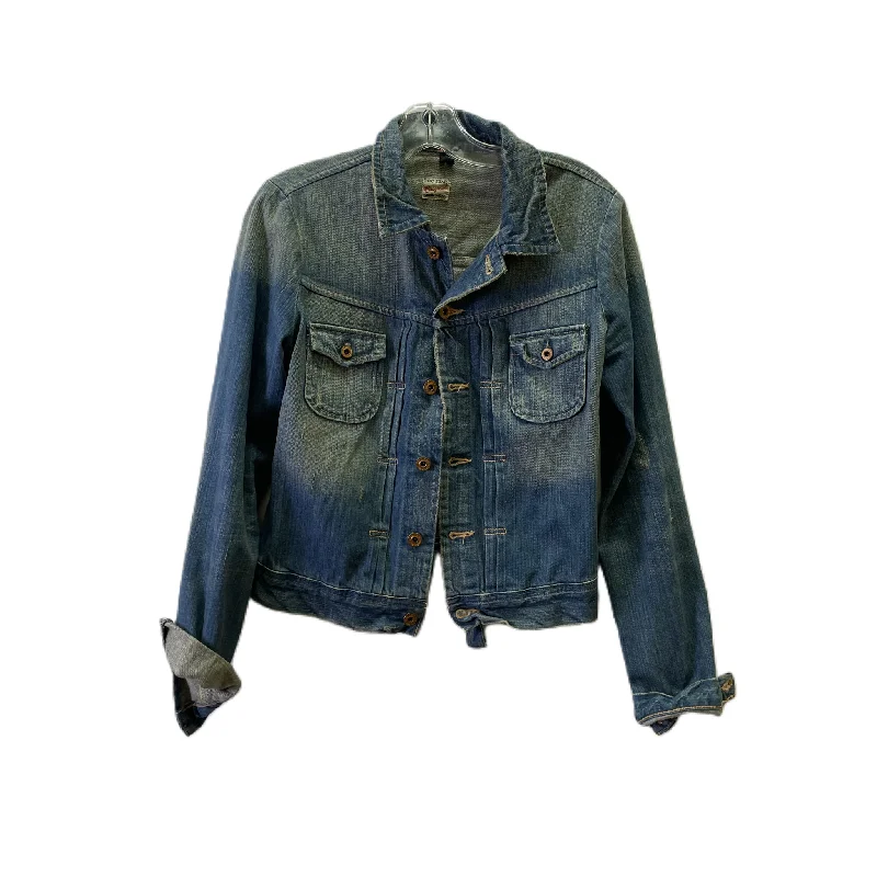 Jacket Denim By Big Star In Blue Denim, Size: M