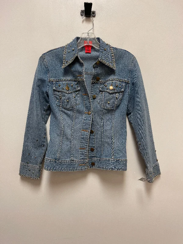 Jacket Denim By Clothes Mentor In Blue Denim, Size: S