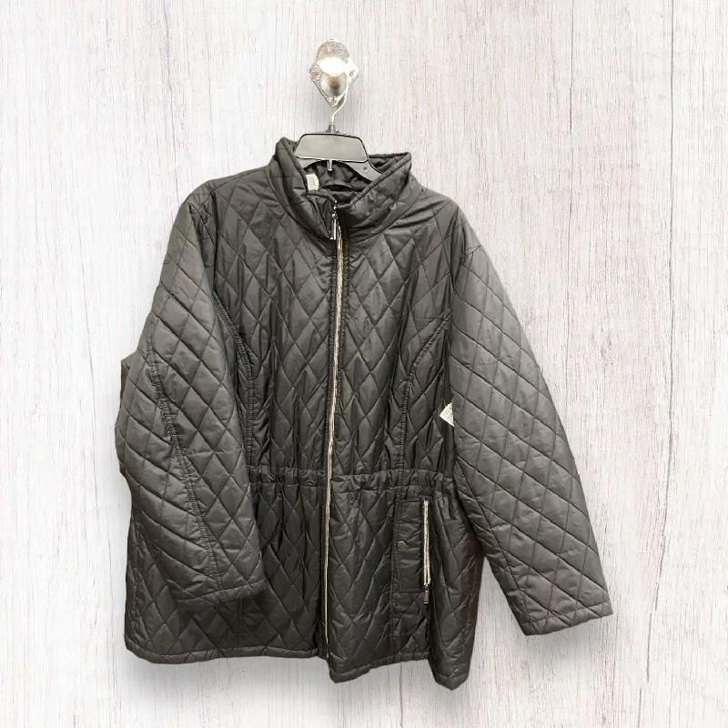 Jacket Puffer & Quilted By London Fog In Black, Size: 2x