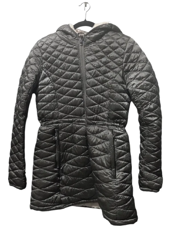 Jacket Puffer & Quilted By Steve Madden In Grey, Size: S