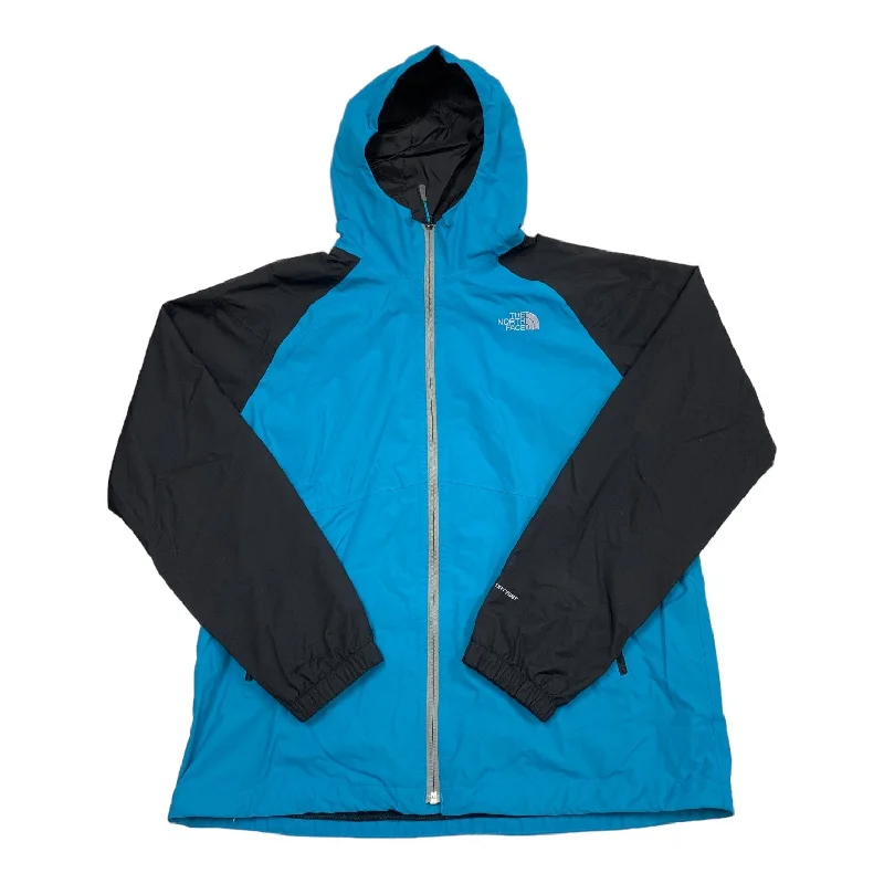 Jacket Windbreaker By The North Face In Black & Blue, Size: L