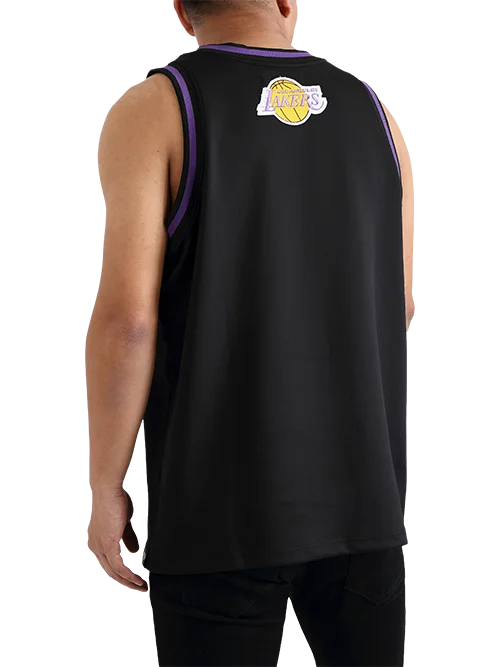 Los Angeles Lakers Black Embossed Jersey